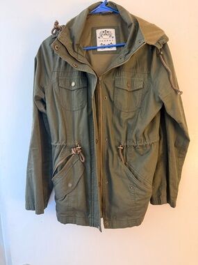 Johnny Olive Green Utility Jacket